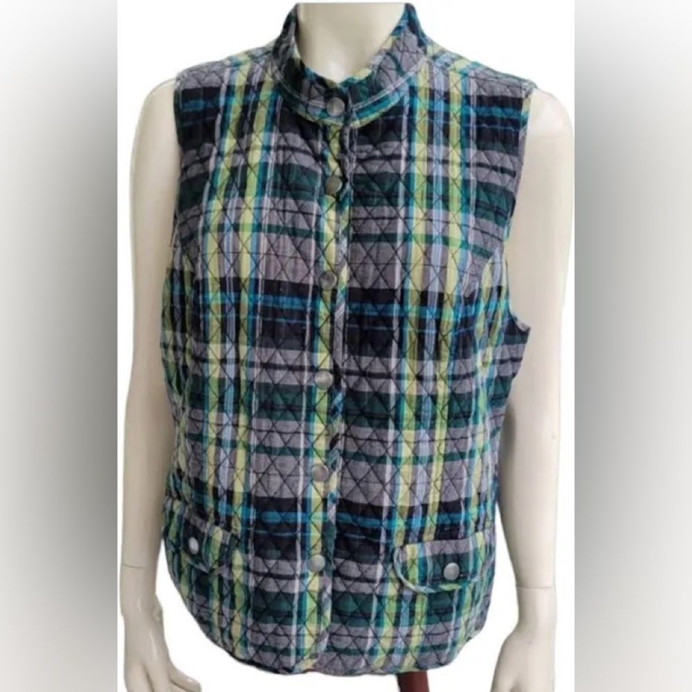 Christopher & Banks EUC  size small snap up vest.